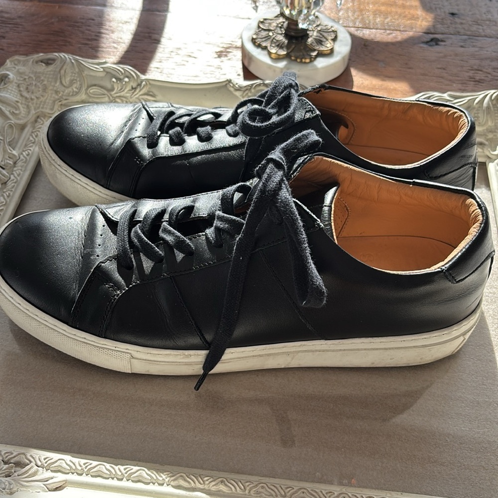 Greats Black Sneakers (Brooklyn) In Excellent Condition. - Picture 4 of 5